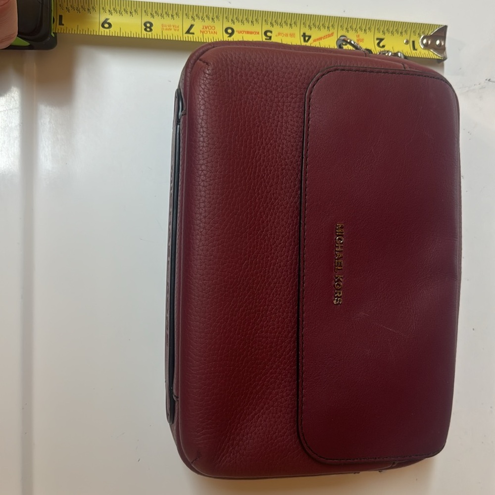 Michael Kors Hudson Pebbled Leather Crossbody Bag - Picture 12 of 12